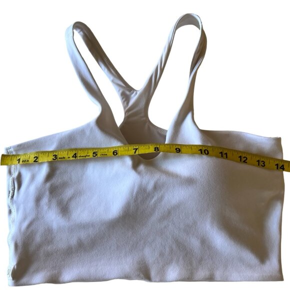 🌸4/$50🌸 Lululemon Bend This V and Racer Bra – White (Reversible) - Picture 12 of 13